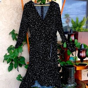 Wild Fable Black Starry Night Dress